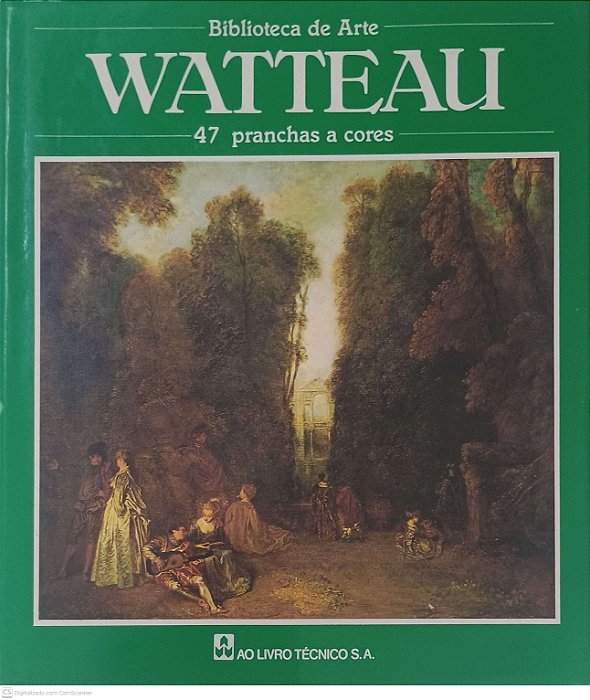 Livro Biblioteca de Arte Watteau 47 Pranchas a Cores Autor Brookner, Anita (1987) [usado]