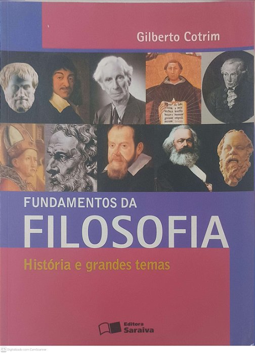 Livro Fundamentos da Filosofia História e Grandes Temas Autor Cotrim, Gilberto (2008) [usado]