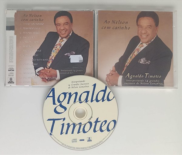 Cd ao Nelson com Carinho Interprete Agnaldo Timóteo (1997) [seminovo]