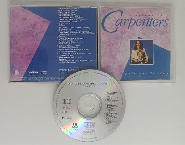 Cd o Melhor de Interprete Carpenters (1989) [usado]