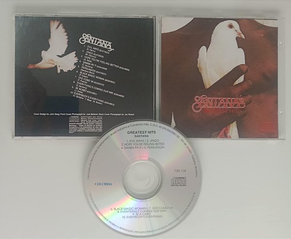 Cd Greatest Hits Interprete Santana [usado]