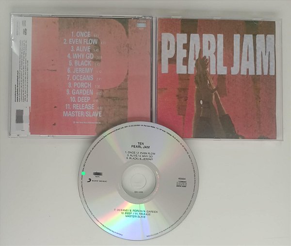 Cd Ten Interprete Pearl Jam [seminovo]