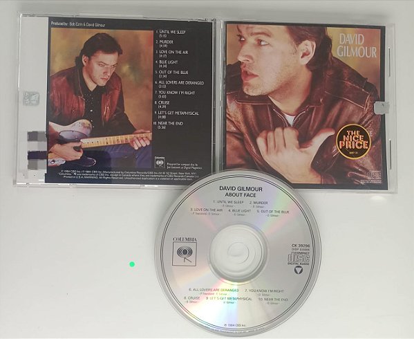 Cd About Face (eua) Interprete David Gilmour (1984) [usado]