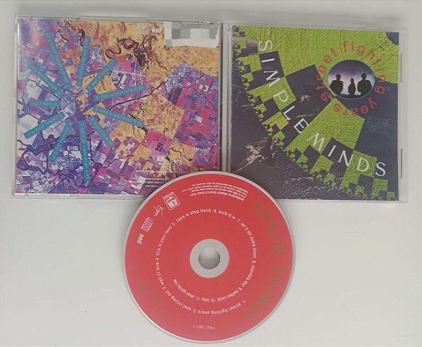 Cd Street Fighting Years - Eua Interprete Simple Minds (1989) [seminovo]
