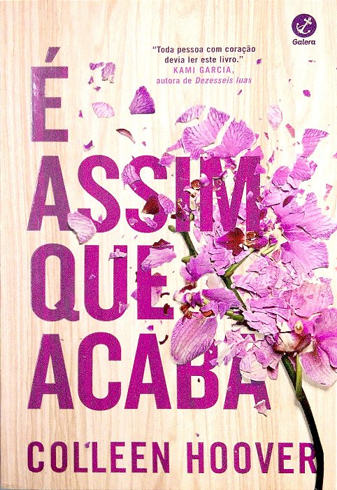 Livro é Assim que Acaba Autor Hoover, Colleen (2022) [seminovo]