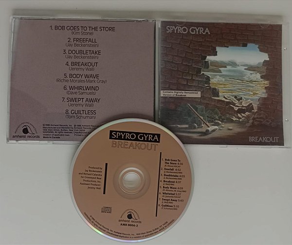 Cd Breakout (importado) Interprete Spyro Gyra (1986) [seminovo]