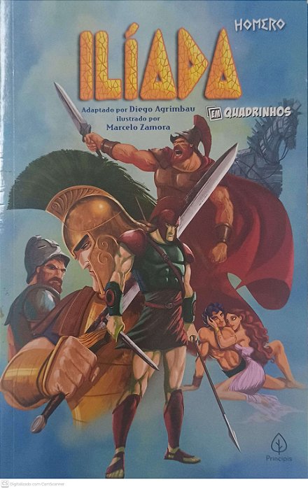 Livro Ilíada em Quadrinhos Autor Homero (2020) [usado]