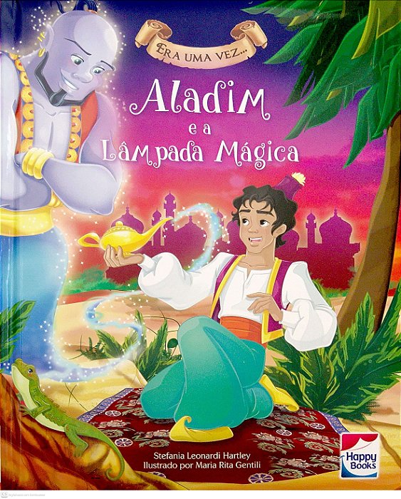 Livro Aladim e a Lâmpada Mágica [col. Era Uma Vez] Autor Hartley, Stefania Leonardi (2024) [seminovo]