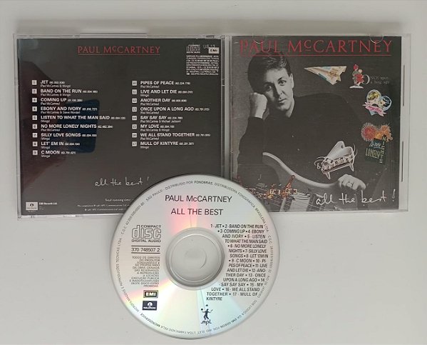 Cd All The Best ! Interprete Paul Mccartney (1988) [usado]
