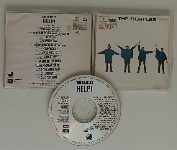 Cd Help ! Interprete The Beatles (1988) [usado]