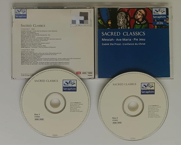 Cd Sacred Classics / Importado Interprete Vários Artistas (1996) [seminovo]