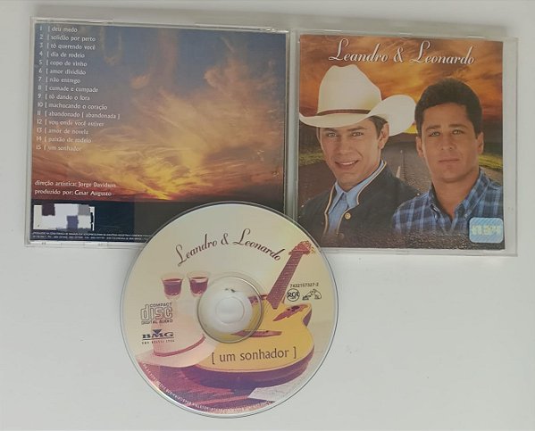 Cd um Sonhador Interprete Leandro e Leonardo (1998) [usado]