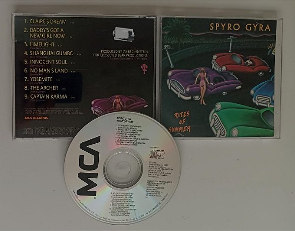 Cd Rites Of Summer Interprete Spyro Gyra (1989) [usado]