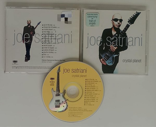 Cd Crystal Planet / Eua Interprete Joe Satriani (1998) [usado]