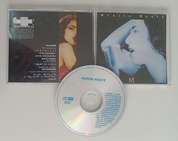 Cd Mm Interprete Marisa Monte (1989) [seminovo]