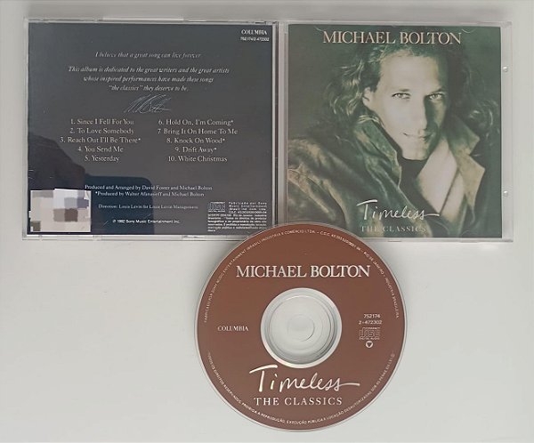 Cd Timeless Interprete Michael Bolton (1992) [seminovo]