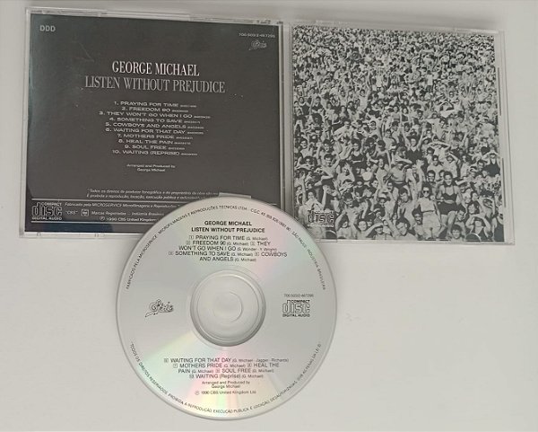 Cd Listen Without Prejudice Interprete George Michael (1990) [usado]