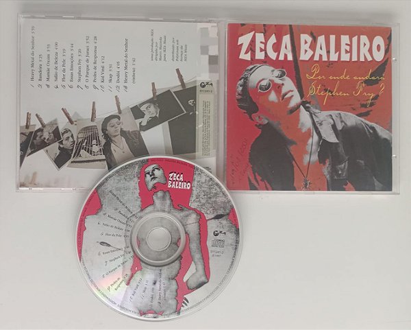 Cd por onde Andará Stephen Fry ? Interprete Zeca Baleiro (1997) [usado]