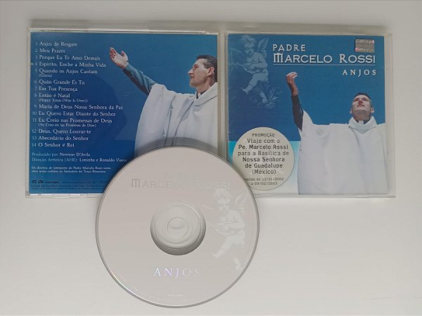 Cd Anjos Interprete Padre Marcelo Rossi (2002) [usado]