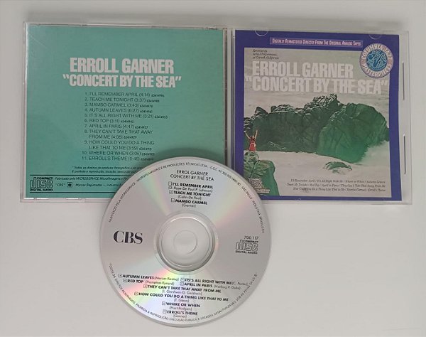 Cd Concert By The Sea Interprete Erroll Garner [usado]