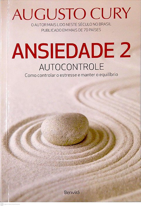 Livro Ansiedade 2 - Autocontrole Autor Cury, Augusto (2016) [seminovo]