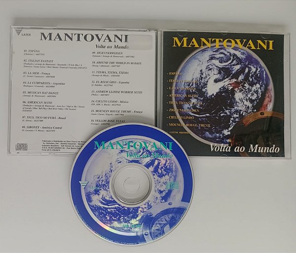 Cd Volta ao Mundo Interprete Mantovani [usado]