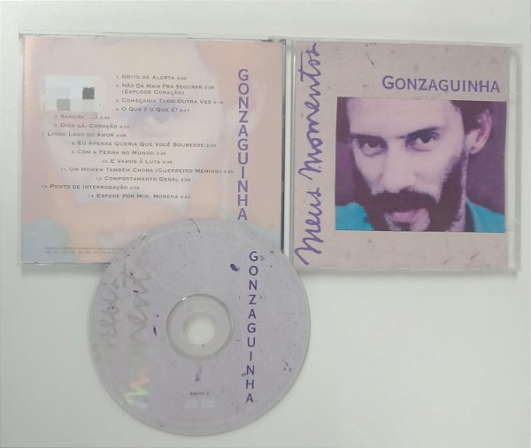 Cd Meus Momentos / Coletânea Interprete Gonzaguinha (1994) [seminovo]