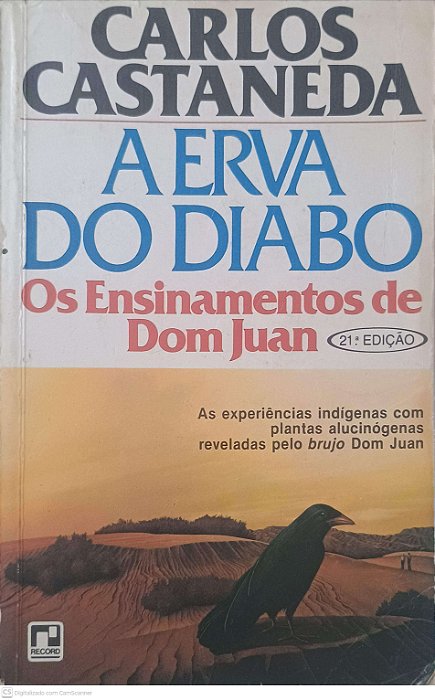 Livro a Erva do Diabo; os Ensinamentos de Dom Juan Autor Castaneda, Carlos (1968) [usado]