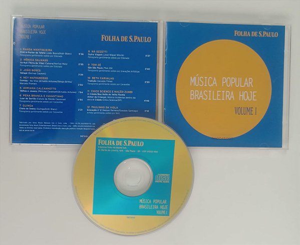 Cd Música Popular Brasileira Hoje Vol. 1 Interprete Vários Artistas [seminovo]