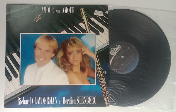 Disco de Vinil Amour Pour Amour Interprete Richard Clayderman e Berdien Stenberg [usado]
