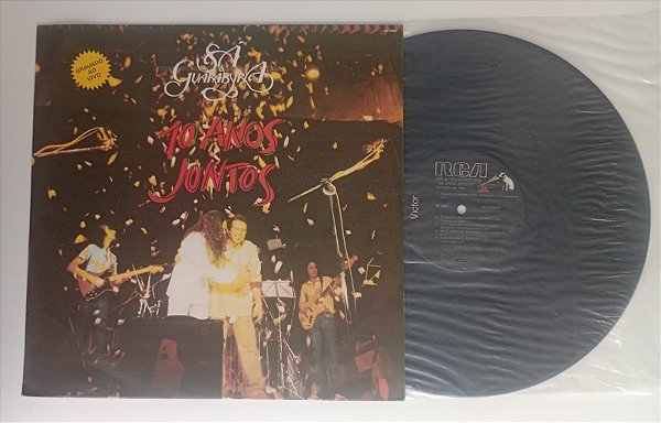 Disco de Vinil 10 Anos Juntos Interprete Sá e Guarabyra (1983) [usado]