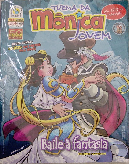 Gibi #35 - Turma da Mônica Jovem (1ª Série) Autor Sousa, Mauricio de (2011) [usado]