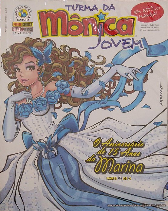 Gibi #28 - Turma da Mônica Jovem (1ª Série) Autor Sousa, Mauricio de (2010) [usado]