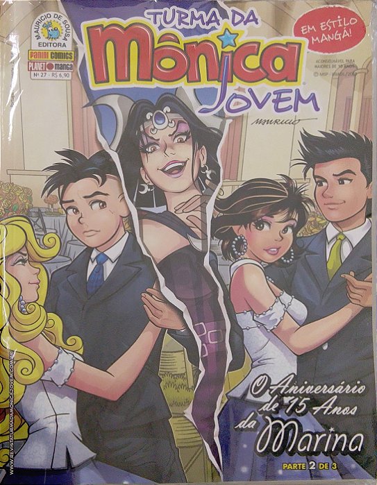 Gibi #27 - Turma da Mônica Jovem (1ª Série) Autor Sousa, Mauricio de (2010) [usado]
