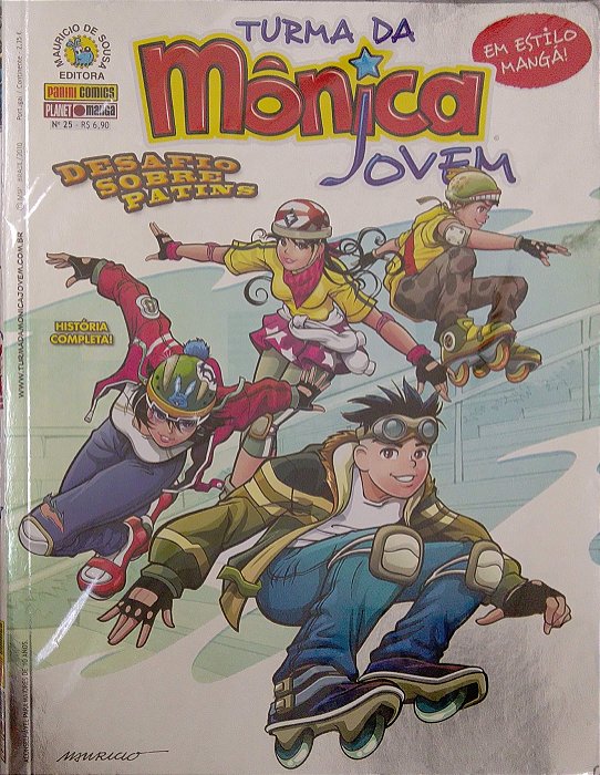 Gibi #25 - Turma da Mônica Jovem (1ª Série) Autor Sousa, Mauricio de (2010) [usado]