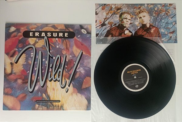Disco de Vinil Wild Interprete Erasure (1989) [usado]