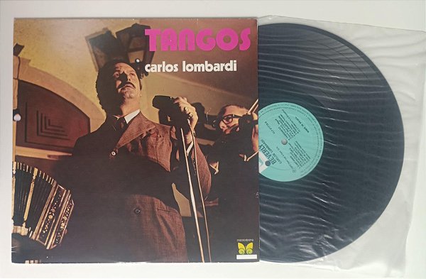 Disco de Vinil Tangos Interprete Carlos Lombardi (1972) [usado]