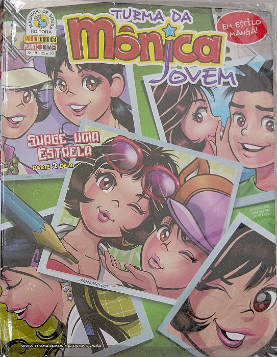 Gibi #19 - Turma da Mônica Jovem (1ª Série) Autor Sousa, Mauricio de (2010) [usado]