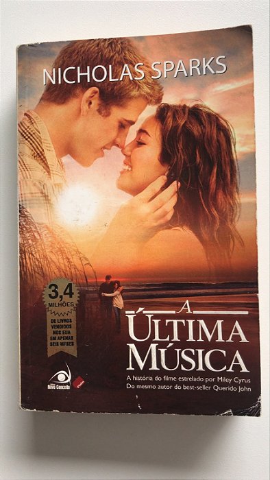 Livro a Última Música Autor Sparks, Nicholas (2012) [usado]