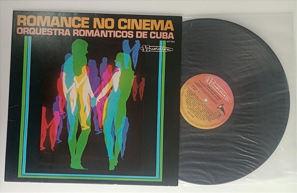 Disco de Vinil Romance no Cinema Interprete Orquestra Românticos de Cuba (1979) [usado]