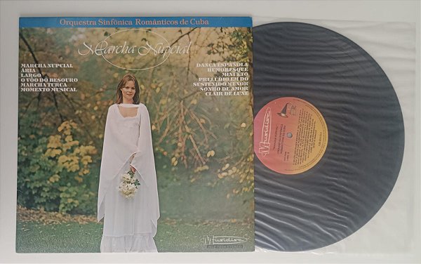 Disco de Vinil Marcha Nupcial Interprete Orquestra Românticos de Cuba [usado]