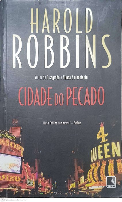 Livro Cidade do Pecado Autor Robbins, Harold (2005) [usado]