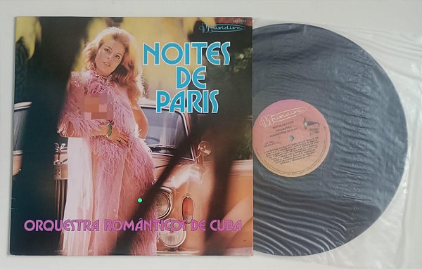 Disco de Vinil Noites de Paris Interprete Orquestra Românticos de Cuba [usado]