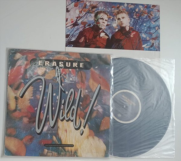 Disco de Vinil Wild ! Interprete Erasure (1989) [usado]