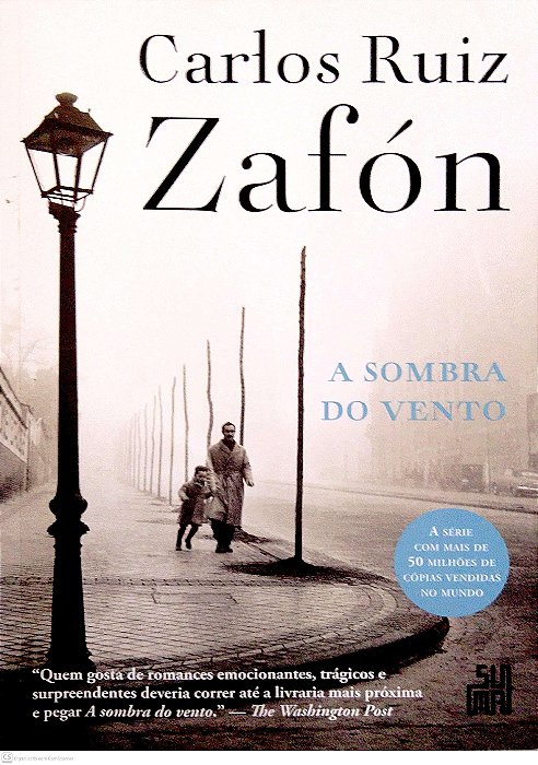 Livro a Sombra do Vento Autor Zafón, Carlos Ruiz (2017) [usado]