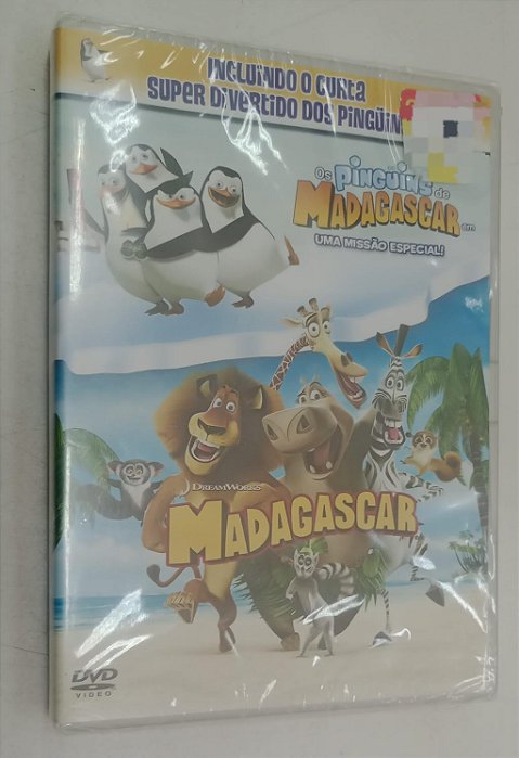Dvd Madagascar 1 + Pinguins Editora (2007) [novo]