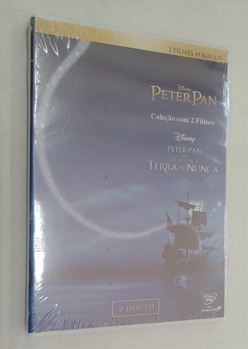 Dvd Peter Pan 1 e 2 Editora [novo]