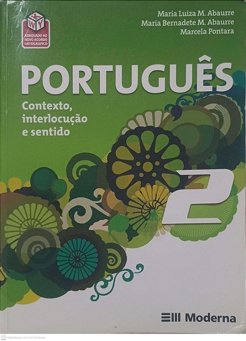 Livro Português Contexto, Interlocução e Sentido - Nº 2 Autor Abaurre, Maria Luzia M. e Outros (2008) [usado]