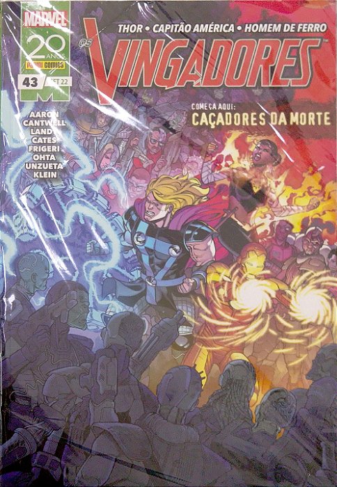 Gibi #43 - os Vingadores (3ª Série) Autor Aaron, Jason (2022) [usado]