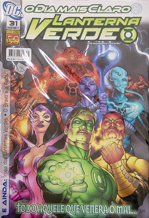 Gibi #31 - Lanterna Verde - o Dia Mais Claro Autor Johns, Geoff (2011) [usado]